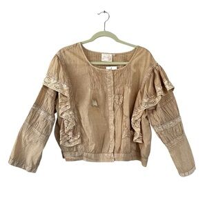 Paper Lace Artsy Vintage Blouse Jacket NWT Size Medium